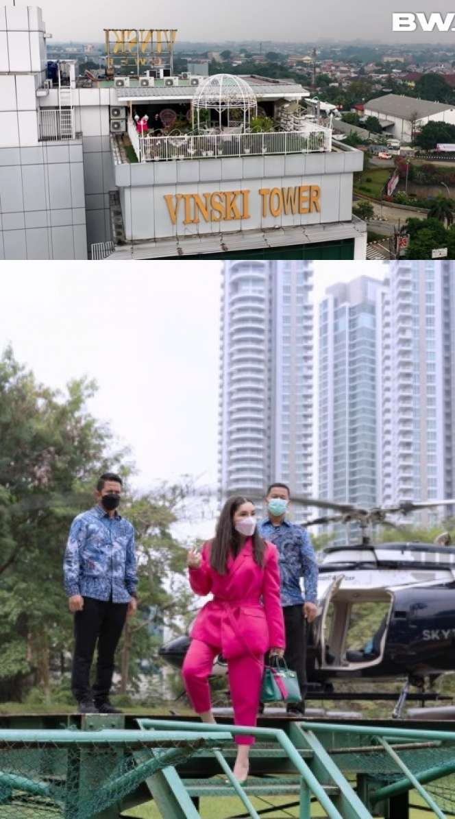 Adu Mewah 6 Rumah Bos Kosmetik, Felicya Angelista Bak Istana, Ada Landasan Helikopter!