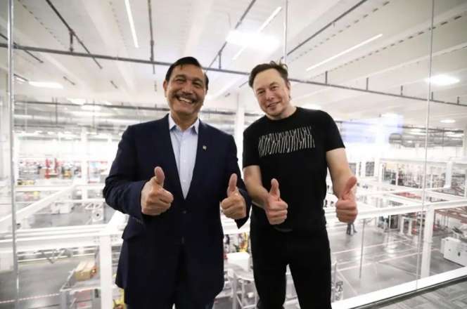 Foto Bareng Luhut cs, Gaya Santuy Elon Musk Jadi Sorotan!