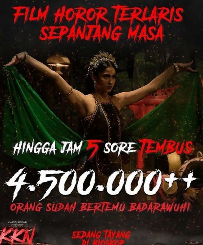 Film KKN di Desa Penari Tembus 4,5 Juta Penonton