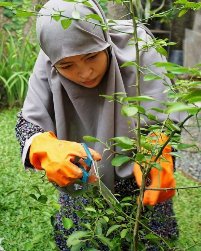 10 Potret Seleb Saat Asyik Berkebun, Gaya Ayu Ting Ting & Anya Geraldine ‘Hot’ Abis, Bikin Melek!