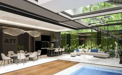 Potret Desain Rumah Baru Ayu Ting Ting yang Lagi Dibangun: Mewah Serba Kaca, Ada Kolam Renang Dekat Ruang Keluarga