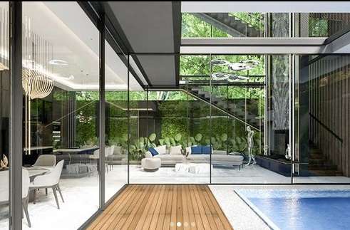 Potret Desain Rumah Baru Ayu Ting Ting yang Lagi Dibangun: Mewah Serba Kaca, Ada Kolam Renang Dekat Ruang Keluarga