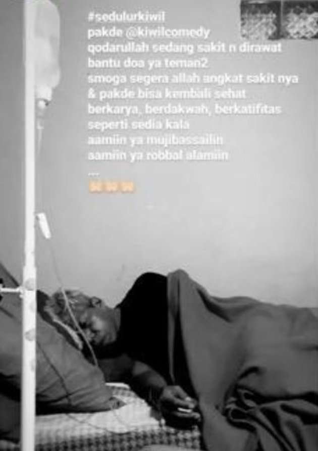 6 Potret Terbaru Kiwil yang Kini Terbaring Lemas di Rumah Sakit, Tak Bisa Gerak Hingga Sempat Didatangi Mendiang Sapri!