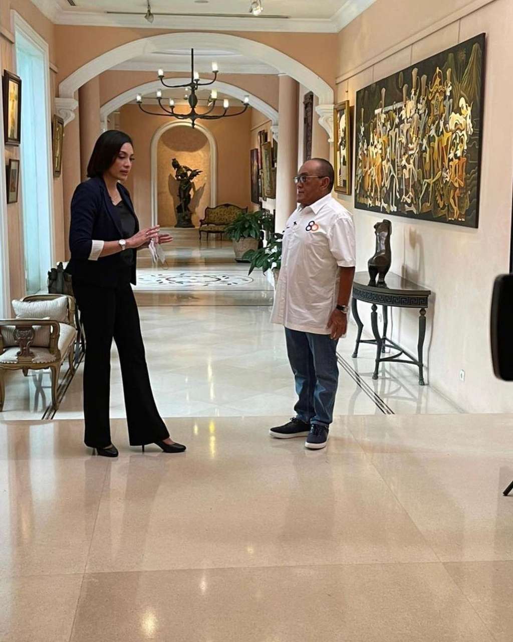 10 Potret Rumah Aburizal Bakrie yang Jarang Tersorot, Mewahnya Bak Istana Gedung Putih di Amerika