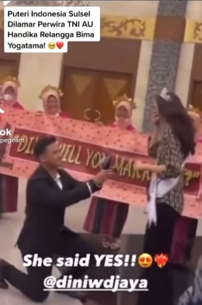 Dilamar Kekasih di Malam Final Puteri Indonesia, Ini Potret Dini Widjaya Calon Mantu Mantan Panglima TNI!