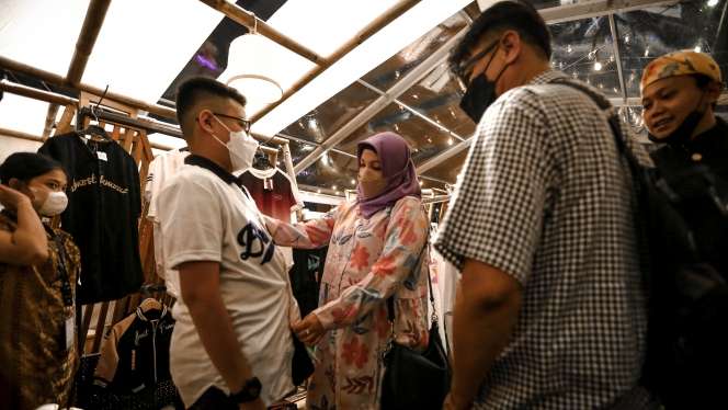 FOTO: Bangga Produk Lokal Puluhan Tenan UKM Mejeng di Pagelaran Sabang - Merauke