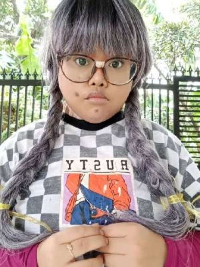 Potret Kekeyi Bertransformasi Jadi 'Cewek Culun'