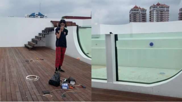 12 Potret Rooftop Rumah Artis Paling Mewah, Rachel Vennya Ada Kolam Renang Tembus Pandang!