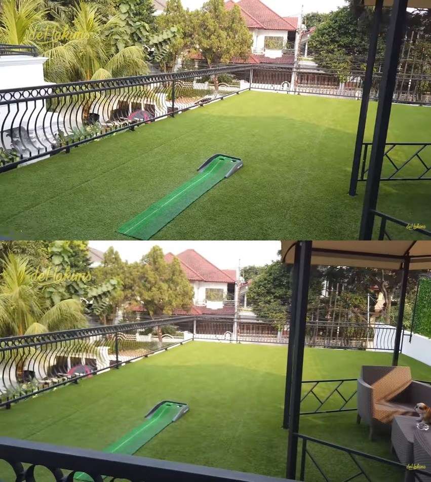 12 Potret Rooftop Rumah Artis Paling Mewah, Rachel Vennya Ada Kolam Renang Tembus Pandang!