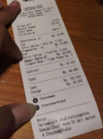 10 Catatan di Struk Belanja Ini Bikin Ngakak, Isinya Kocak Banget!