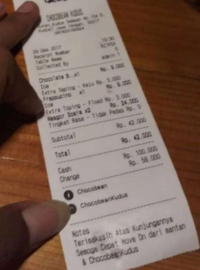 10 Catatan di Struk Belanja Ini Bikin Ngakak, Isinya Kocak Banget!