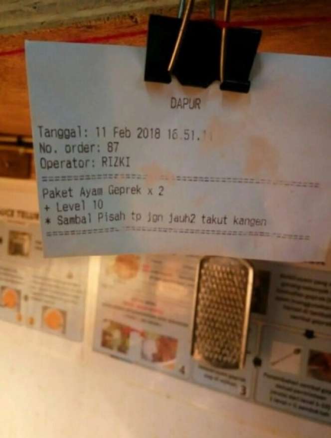 10 Catatan di Struk Belanja Ini Bikin Ngakak, Isinya Kocak Banget!