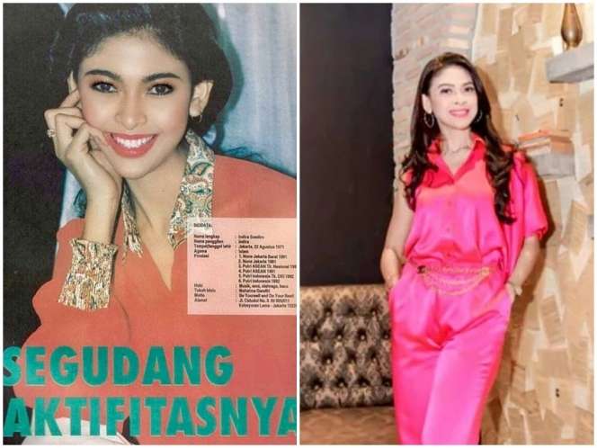 Potret Dulu dan Kini Indira Soediro, Pinggang Rampingnya Bikin Salfok!