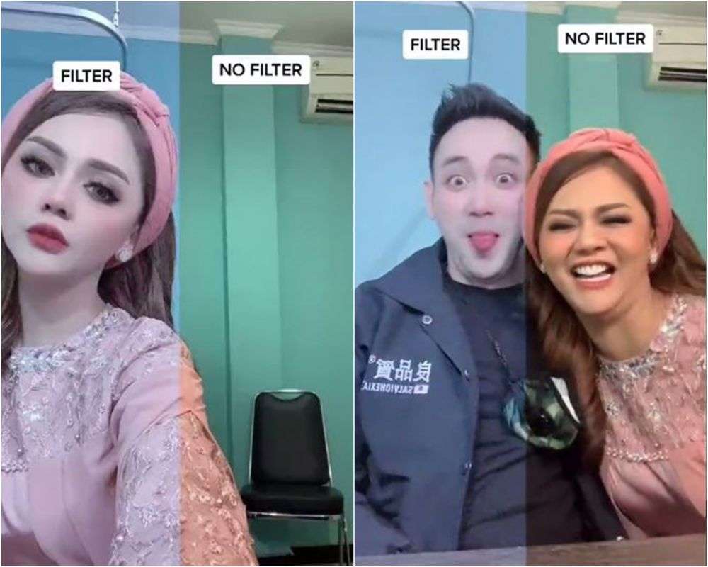 Potret 8 Seleb Sebelum dan Sesudah Pakai Filter, Aurel Hermansyah Bikin Melongo!