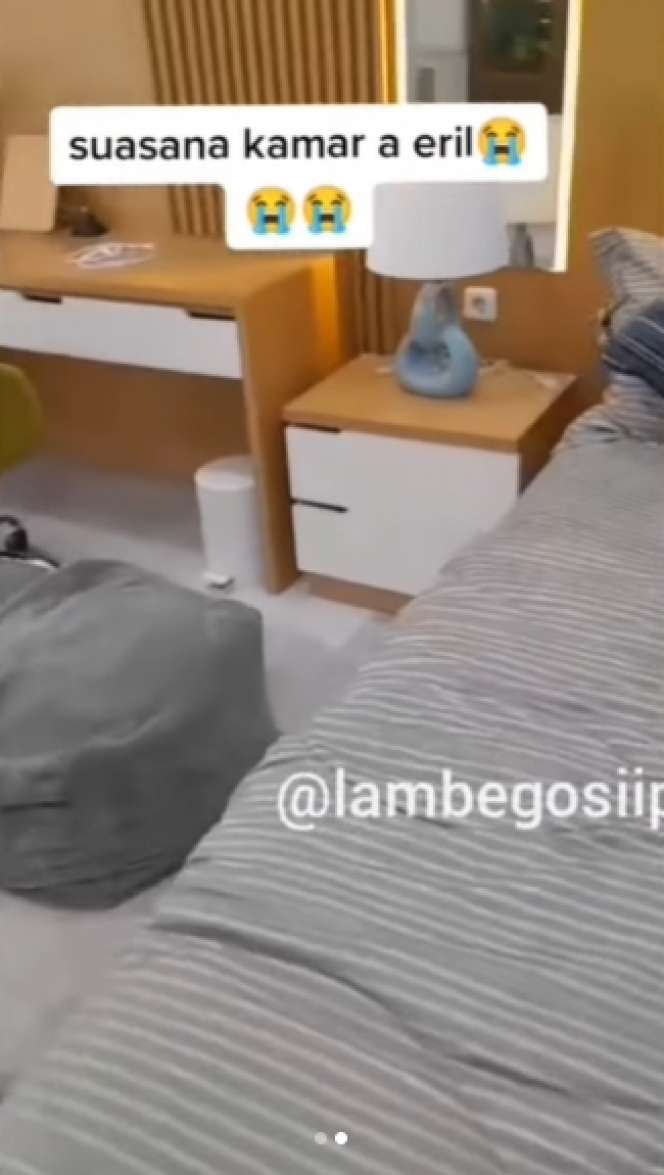 7 Potret Kondisi Kamar Eril Setelah Ditinggalkan, Netizen Salfok Bantalnya: Bikin Mewek!