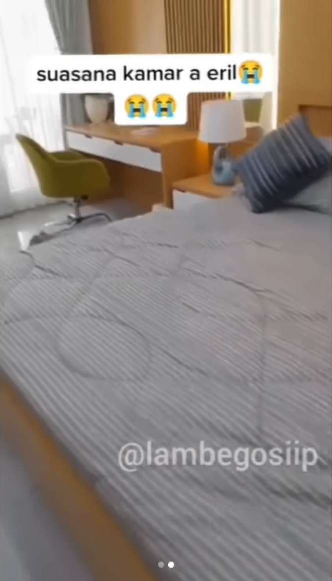 7 Potret Kondisi Kamar Eril Setelah Ditinggalkan, Netizen Salfok Bantalnya: Bikin Mewek!