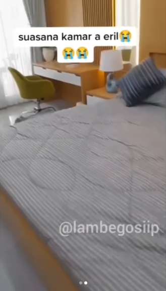 7 Potret Kondisi Kamar Eril Setelah Ditinggalkan, Netizen Salfok Bantalnya: Bikin Mewek!