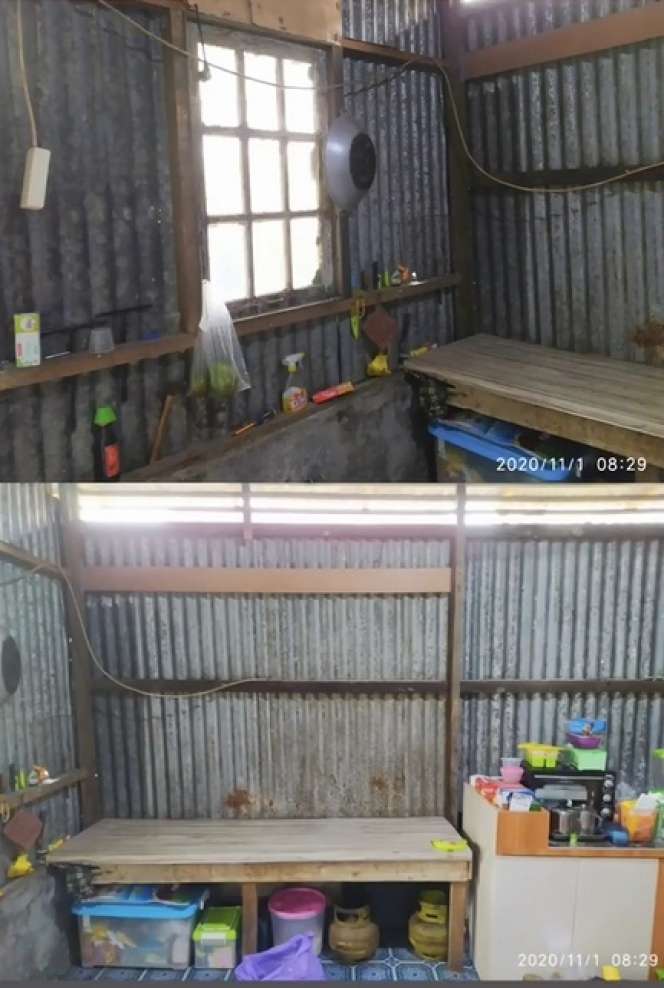 Potret Sebelum dan Sesudah Renovasi Dapur Berbahan Seng, Hasilnya Bikin Takjub!