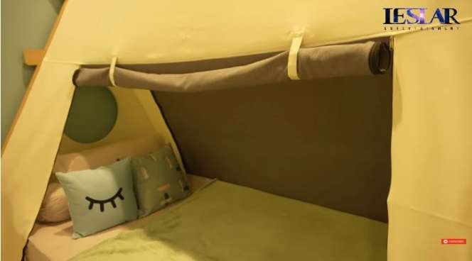 Potret Kamar Baru Anak Lesty Kejora, Tempat Tidurnya Mirip Tenda Camping