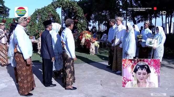 Sah! Akad Nikah Via Vallen & Chevra Yolandi, Erick Thohir dan Basuki Hadimuljono Jadi Saksi