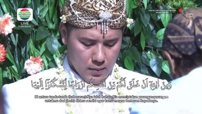 Sah! Akad Nikah Via Vallen & Chevra Yolandi, Erick Thohir dan Basuki Hadimuljono Jadi Saksi