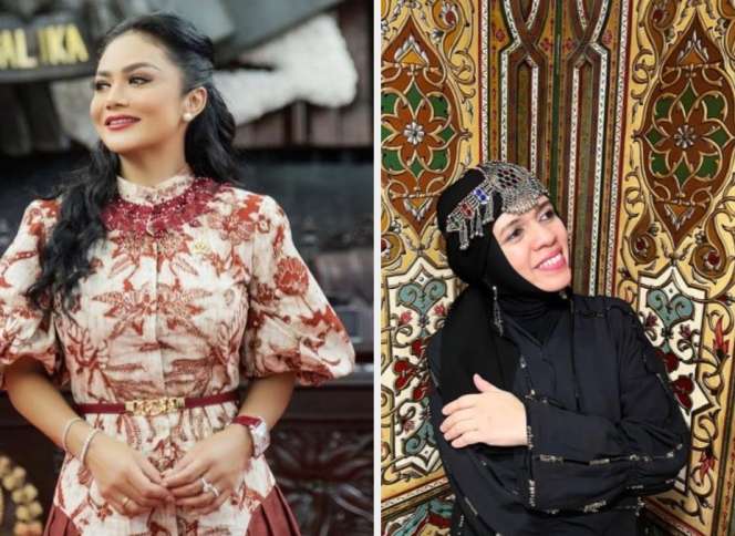 Adu Gaya Nenek Ameena Halilintar, Geni Faruk dan Krisdayanti, Siapa Lebih Kece?