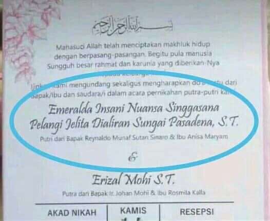 10 Potret Undangan Pernikahan Ini Bikin Gagal Paham, Harus Mikir Dua Kali!