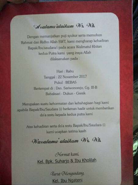 10 Potret Undangan Pernikahan Ini Bikin Gagal Paham, Harus Mikir Dua Kali!