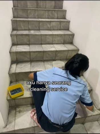 8 Potret Cleaning Service Viral yang Cantiknya Bak Bidadari, Disebut Pantas Jadi Model!