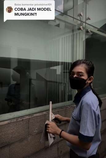8 Potret Cleaning Service Viral yang Cantiknya Bak Bidadari, Disebut Pantas Jadi Model!