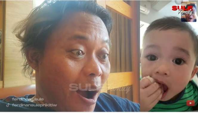 Potret Adzam Anak Sule dan Nathalie Holscher Main ke Rumah Ayahnya, Nggak Pengen Lepas!