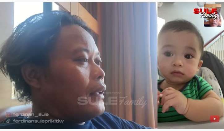 Potret Adzam Anak Sule dan Nathalie Holscher Main ke Rumah Ayahnya, Nggak Pengen Lepas!