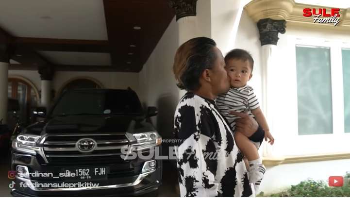 Potret Adzam Anak Sule dan Nathalie Holscher Main ke Rumah Ayahnya, Nggak Pengen Lepas!