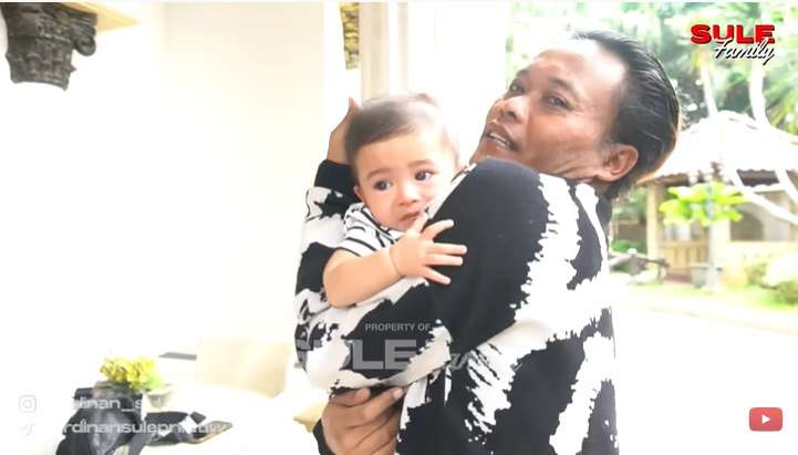 Potret Adzam Anak Sule dan Nathalie Holscher Main ke Rumah Ayahnya, Nggak Pengen Lepas!