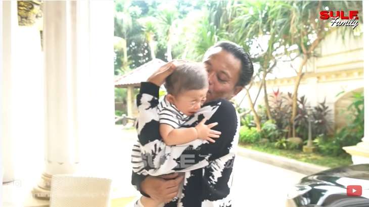 Potret Adzam Anak Sule dan Nathalie Holscher Main ke Rumah Ayahnya, Nggak Pengen Lepas!