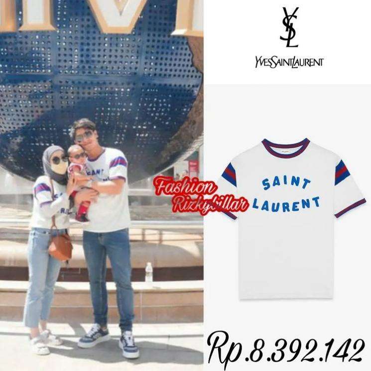 Terlihat Simpel! Koleksi Kaos Rizky Billar Rupanya Kaos Branded, Harganya Ada yang Puluhan Juta