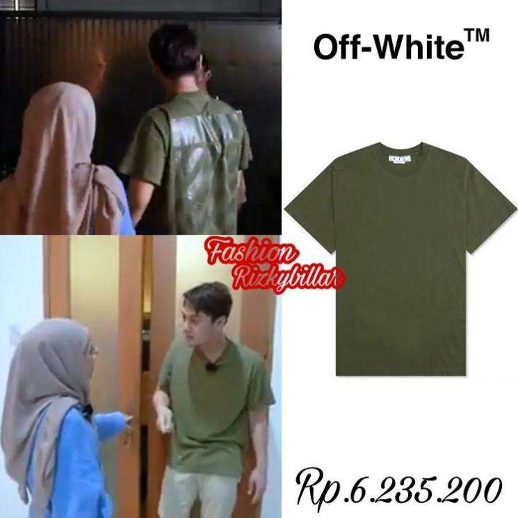 Terlihat Simpel! Koleksi Kaos Rizky Billar Rupanya Kaos Branded, Harganya Ada yang Puluhan Juta
