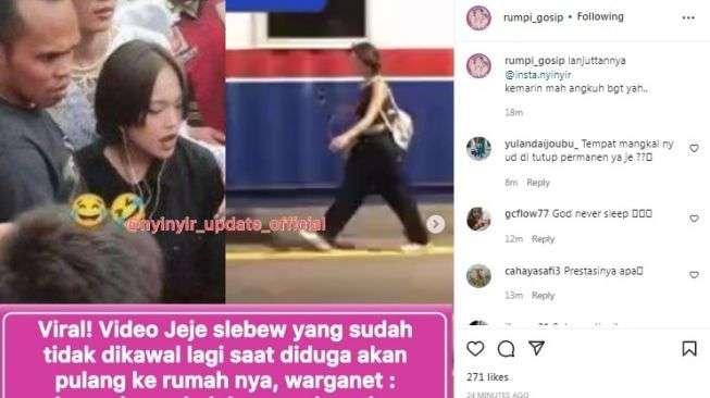 Nggak Dikawal Lagi, Jeje Slebew Mondar-mandi Sendirian di Sudirman: 'Udah Selesai Main Artis-artisannya'