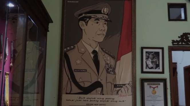 10 Potret Rumah `Polisi Paling Jujur` Jenderal Hoegeng, Sangat Sederhana, Tak Ada Barang Mewah!