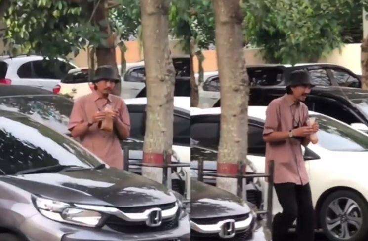 Potret Artis Nggak Gengsi Jajan di Pinggir Jalan, Duta Sheila On7 Asik Makan Cilok