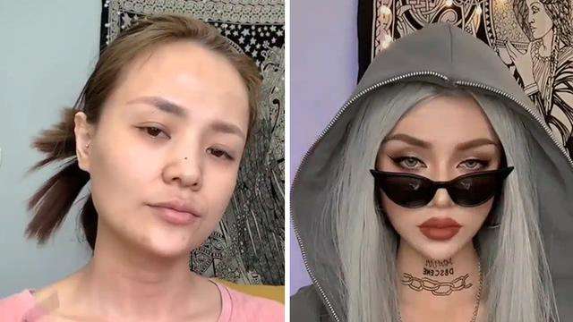 Viral Potret Wajah Wanita Sebelum dan Sesudah Pakai Makeup, Hasilnya Bikin Kaget!