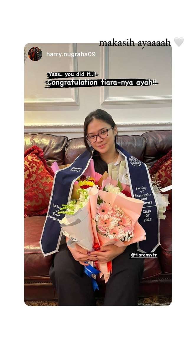 Potret Anak Mulan Jameela, Tiara Savitri yang Baru Jadi Sarjana, Riasannya Jadi Sorotan!