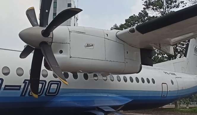 Masih Ingat Pesawat N250 Gatotkaca Buatan BJ Habibie? Potret Penampakannya Terbengkalai di Bandung