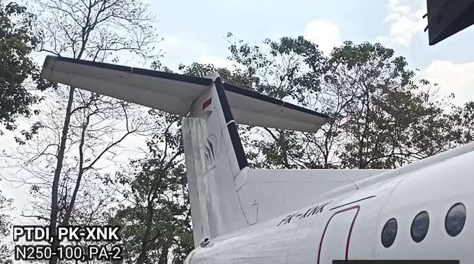 Masih Ingat Pesawat N250 Gatotkaca Buatan BJ Habibie? Potret Penampakannya Terbengkalai di Bandung