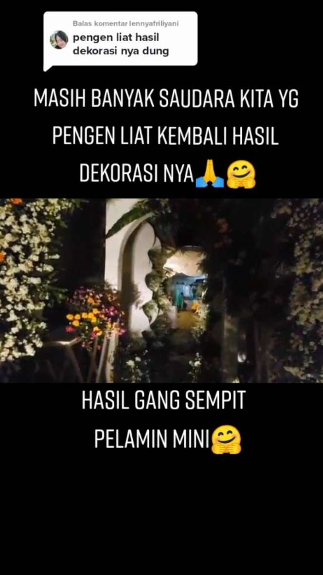 Transformasi Dekorasi Pernikahan di Gang Sempit, Hasilnya Bikin Melongo!