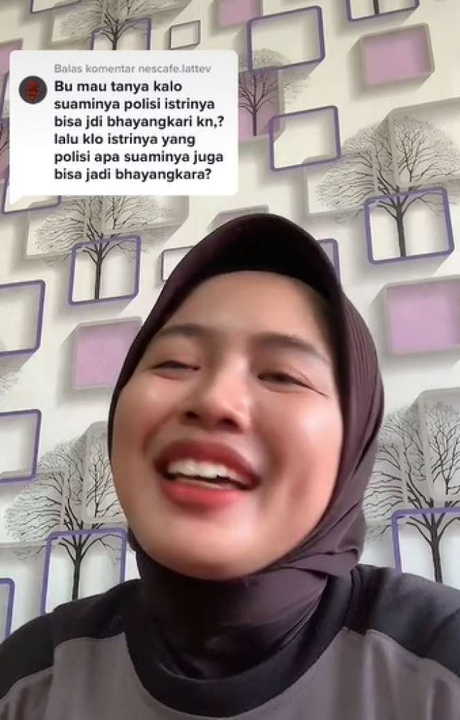 Viral Kisah Cinta Polwan dan Sopir Truk Banjir Pujian