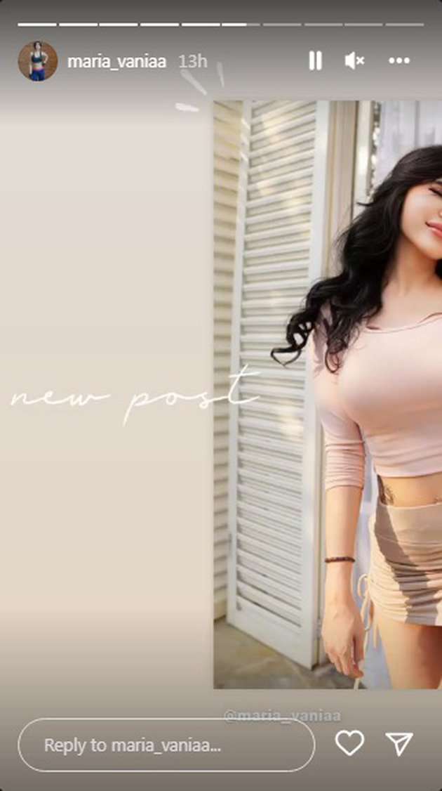 Potret Terbaru Maria Vania, Tato Baru di Pinggangnya Bikin Salfok!