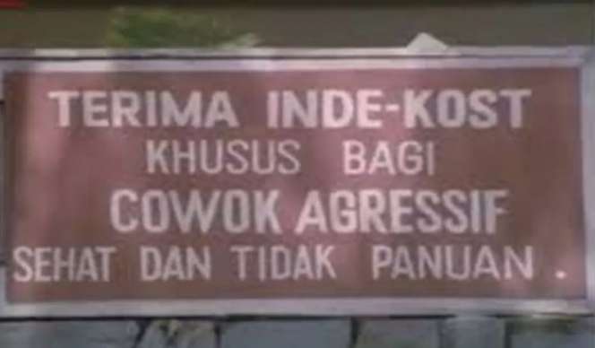 10 Potret Promosi Kocak Kamar Kos, Isi Pengumumannya Bikin Mikir Dua Kali!
