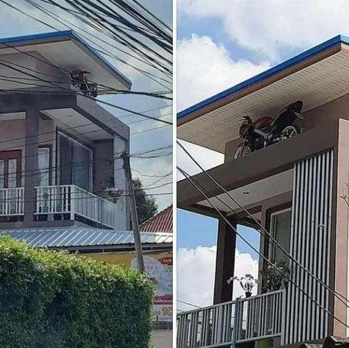 8 Penampakan Nyeleneh di Atap Rumah, di Luar Nalar!