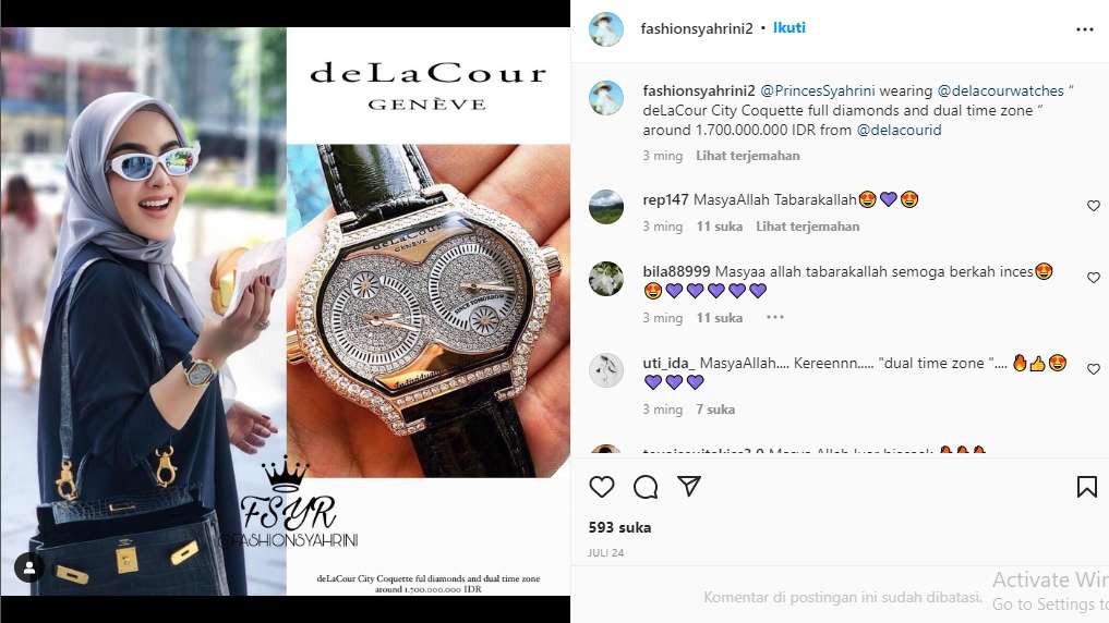 6 Adu Perbandingan Jam Tangan Luna Maya VS Syahrini, Harganya Bak Bumi & Langit, Siapa yang Lebih Mewah?